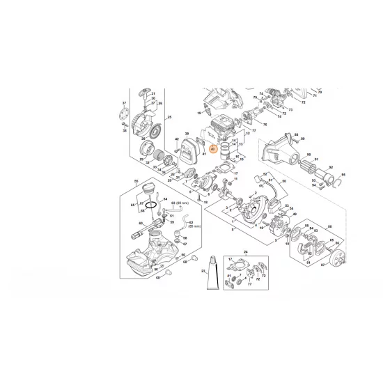 STIHL  Blaszany element chłodzący 4149 141 3201
